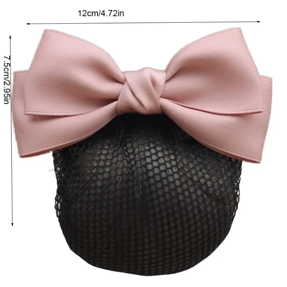 Pince à queue de cheval de style coréen pour chignon, ruban doux, nœud papillon, pince à ressort, vêtements de sauna, accessoires pour cheveux, couverture de filet à cheveux d'hôtel