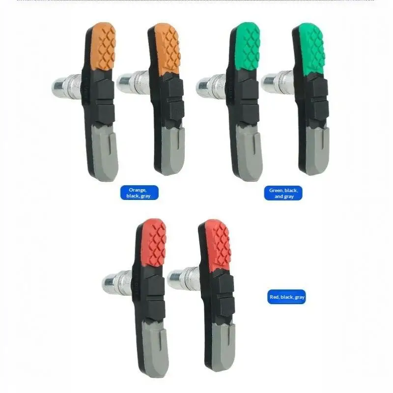 V-Bremsbeläge 2 Stück 70mm Hochwertiger, strapazierfähiger Gummi für Metallfelgen, geeignet für Nass- und Trockenbedingungen im Winter und Sommer beim Radfahren. – Detail 14