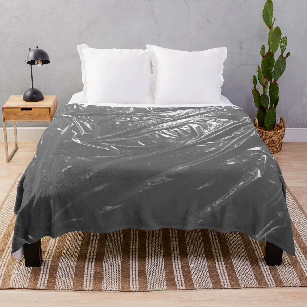 Transparent plastic texture Throw Blanket for babies sofa bed Blankets