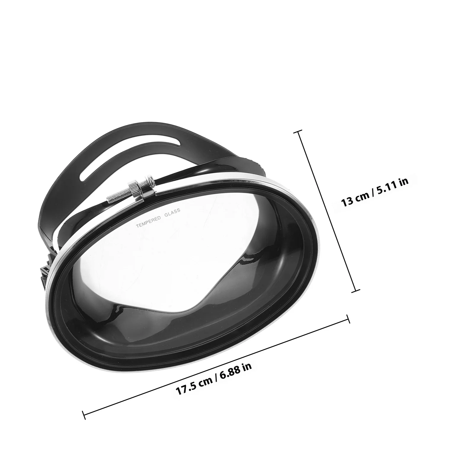 Occhialini da immersione Occhiali da sub Equipaggiamento Maschera comoda Nuoto per adulti Divisorio per uomo