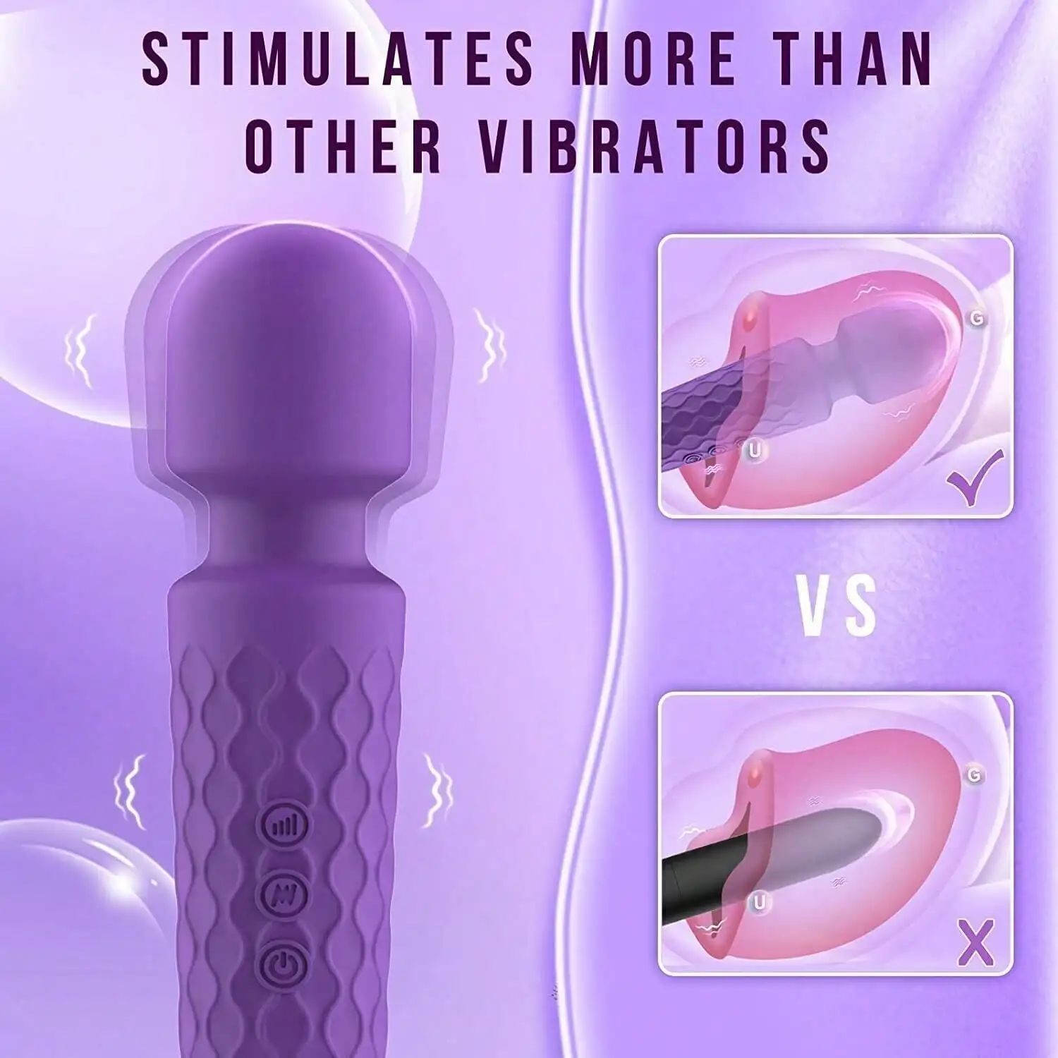 سيليكون مدلك عصا الشرج المهبل محفز الكبار الجنس لعب للنساء الاستمناء تحفيز البظر G-بقعة مدلك 18 +