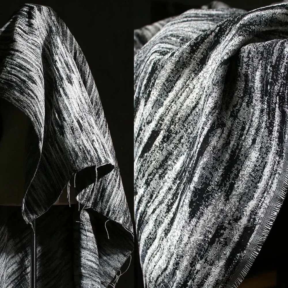 

Винтажная креативная жаккардовая ткань для дизайнерской одежды, оптовая продажа ткани на метры для шитья и рукоделия, полиэстер