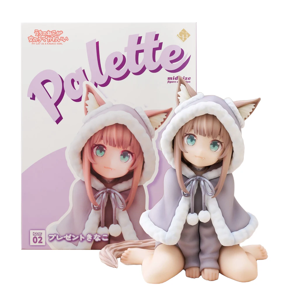10CM Anime Uchi geen Neko ga Onnanoko de Kawaii Kinako Figuur Okigae Collection Palette Kerstcadeau Model Speelgoed Gift pop
