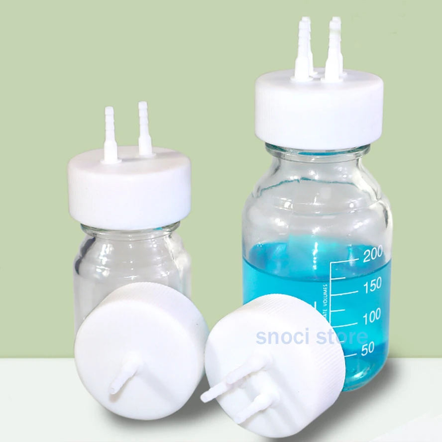 GL45 PTFE feeding bottle cap PTFE fermentation cap reagent bottle cap general universalize GL45 PTFE cap with 1~4holes，1Piece