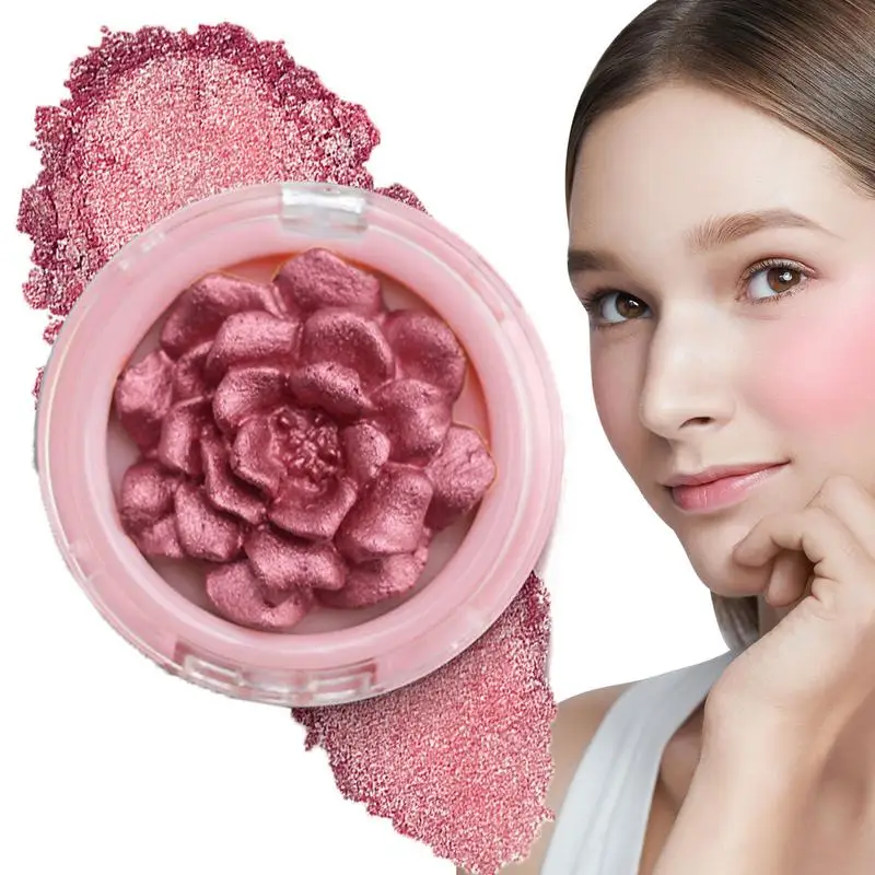 Embossed Blush Peach Pink Orange Tint Makeup Blush Palette Cheek Contour Rouge Cosmetics Cheek Tint Blusher Powder Rose Blush