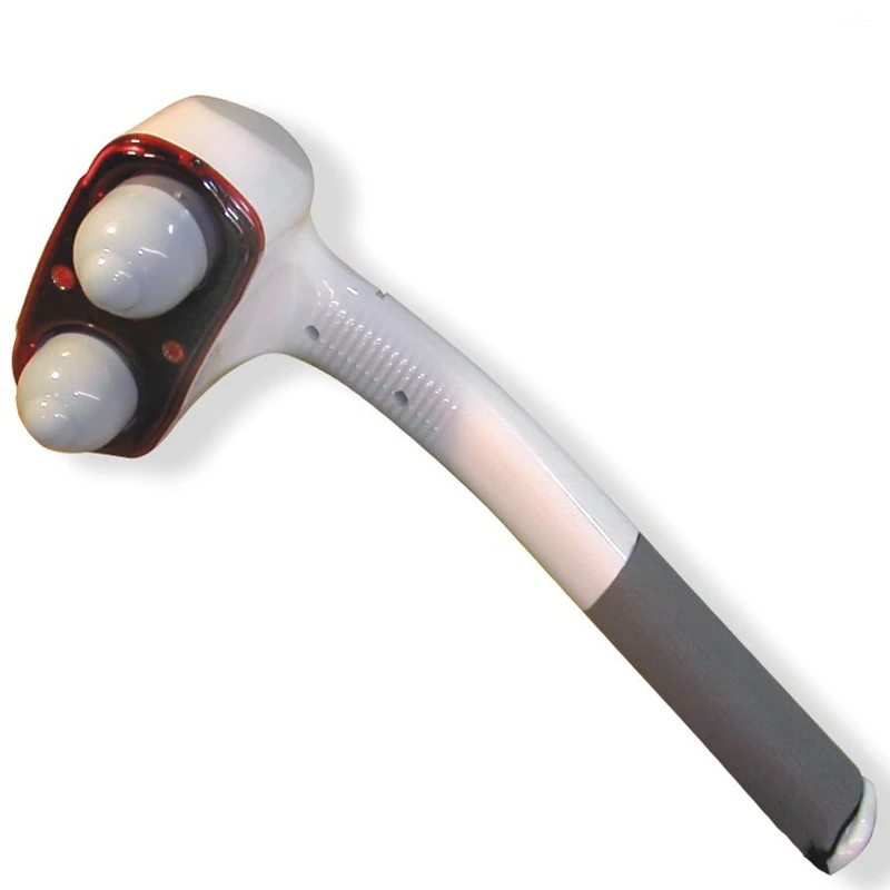 Elétrica Handheld Massager Hammer, Vibrating Back, Muscle Relax, Pescoço, Corpo, Vértebra Cervical, Relax Stick, Roller com 2 cabeças de massagem