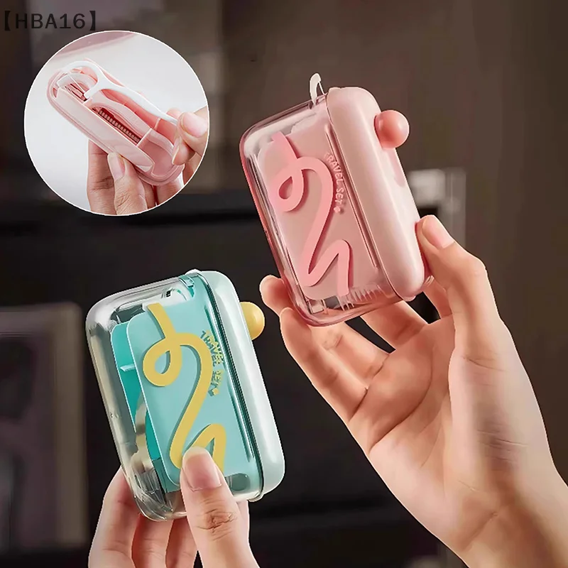 

Portable Carry-on Dental Floss Dispenser Containing Floss Dental Floss Storage Box Auto Refillable Oral Hygiene Care Floss Pick