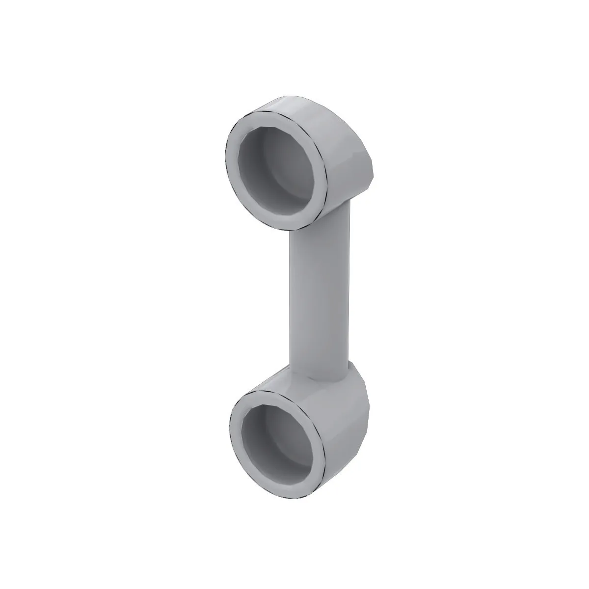 50 pçs 6190 barra 1x3 antigo telefone blocos de construção alça rádio 2 pinos tijolos partícula quebra-cabeça brinquedos crianças aniversário presente do miúdo