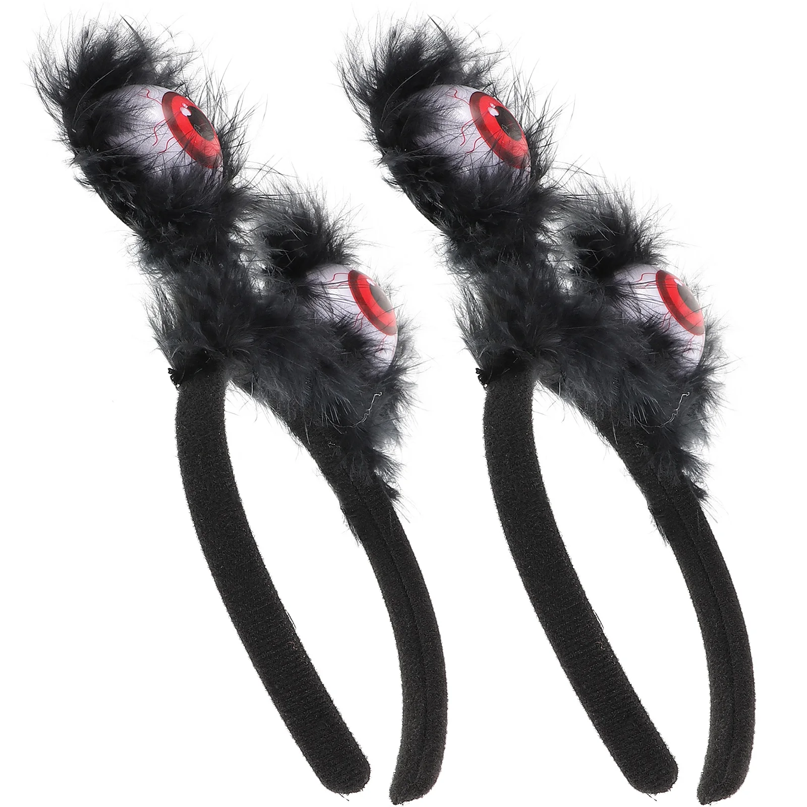 

2PCS Eyeball Headb Halloween Hair Scarf Festival Headdress Costume Props Large Eyes Accessories Resin Material Prom