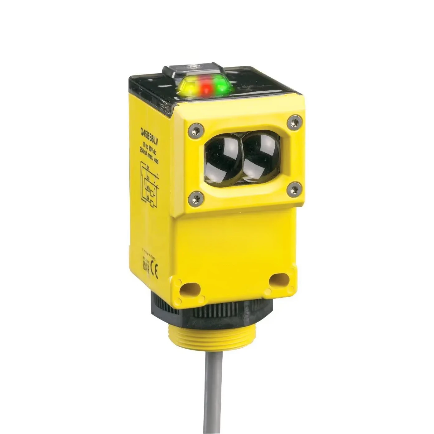 Hot Sale Original New Rugged Rectangle Sensor Q45VR3LPQPMA2D Photoelectric Diffuse Q45AD9LVQ Q45VR3DL W/30 Q45BW13D Q45 Series