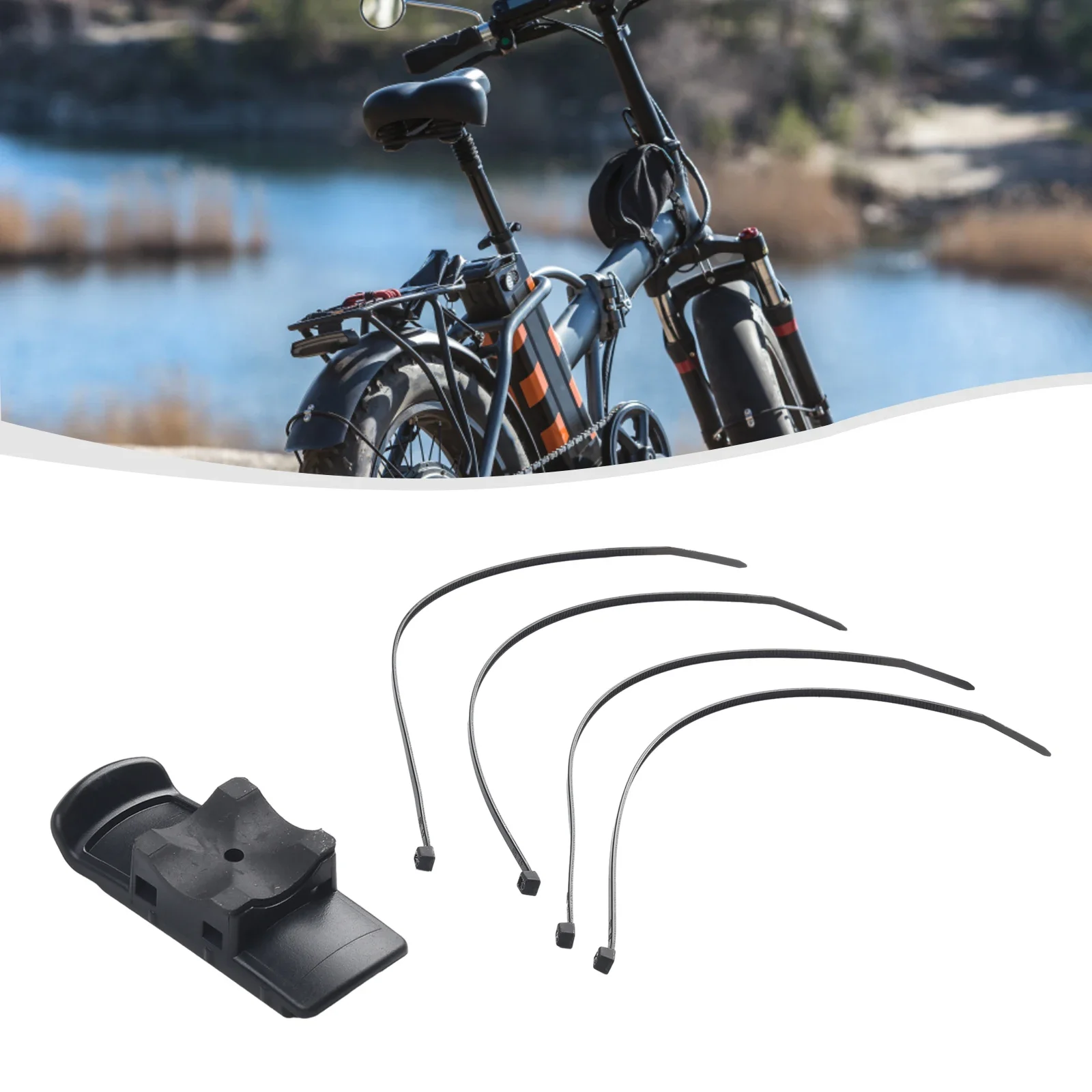 Suporte para Mapa GPS Garmin Oregon Dakota ETrex 10 20 30 para Bicicletas, 5 Peças com Abraçadeiras para Maior Estabilidade