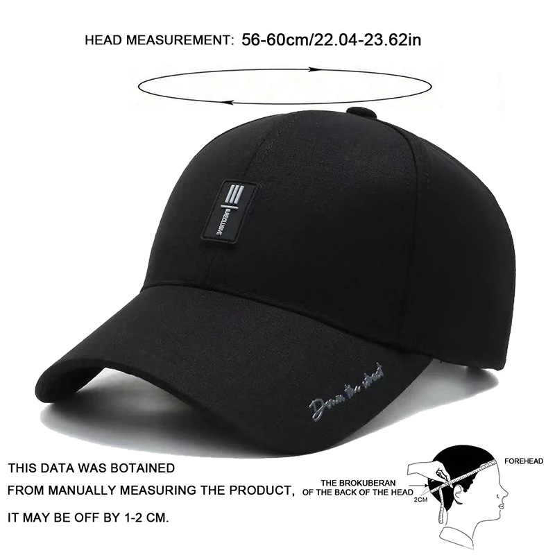 Fashion Men Baseball Cap Label Embroidery Snapback Caps Men Hip Hop Hat Sports Casual Trucker Hats Outdoor Sun Hats