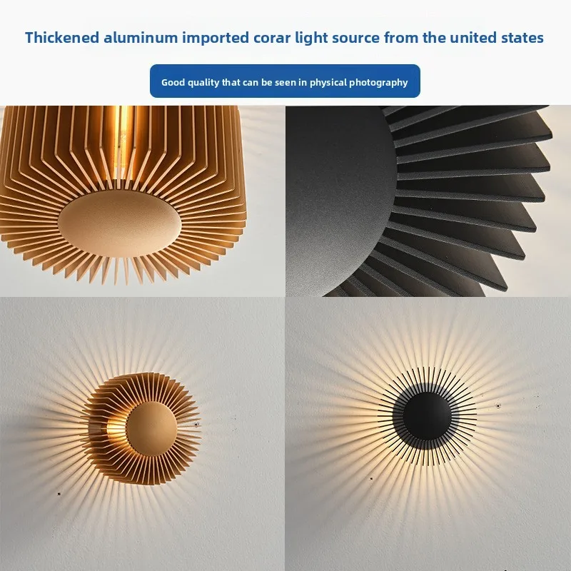 Simple Wall Mounted LED Light for Living Room Bedroom Corridor Hotel Atmosphere Decor