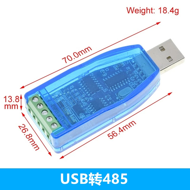 Moduł komunikacyjny USB do rs485 rs232 klasy przemysłowej dwukierunkowy półduplex konwerter linii portu szeregowego ochrona TVS