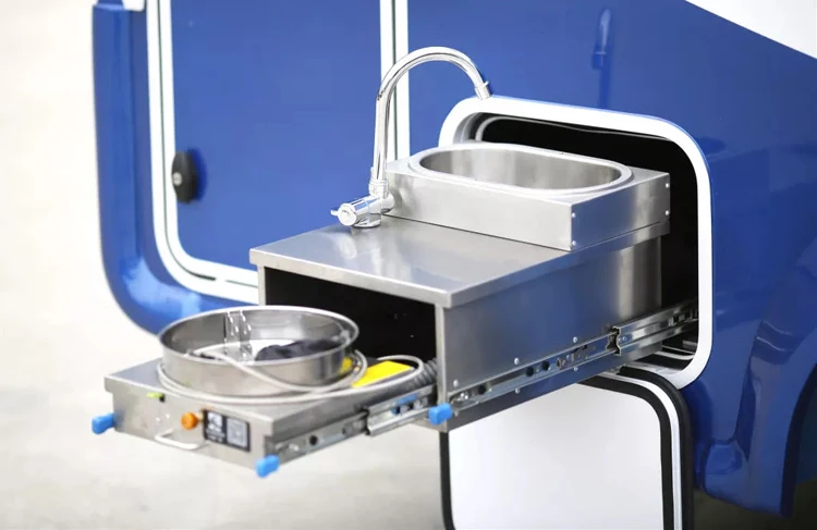 New Stainless Steel Induction Electric Stove And Sink For RV/Caravan 12/24V High Quality CE Certified