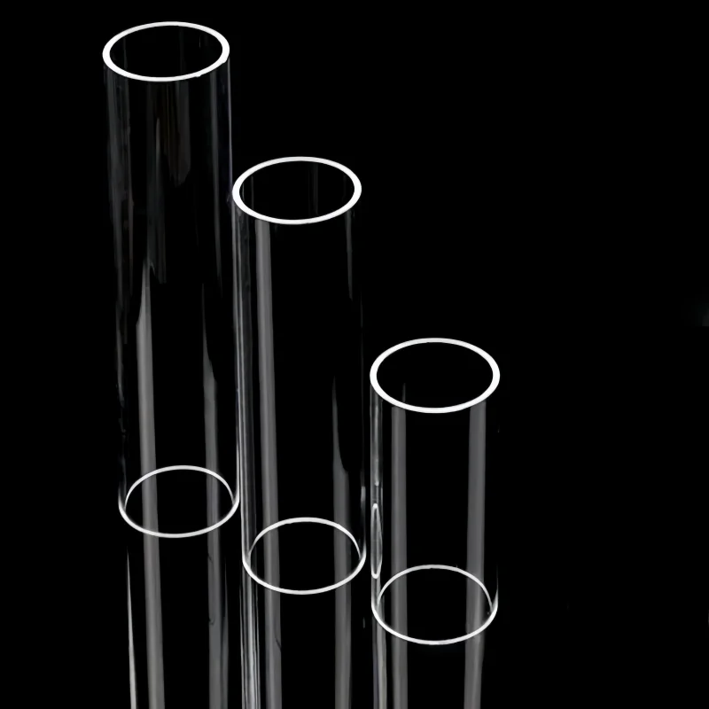 Borosilicate Glass Column, Outer Diameter 100mm ,Inside Diameter 90mm, Height 300/400/500mm  Glass Column