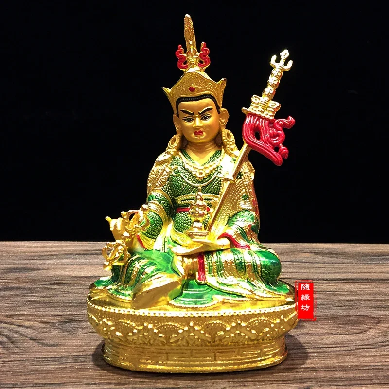 Special offer # 2020  HOME patron saint efficacious Protection # Buddhism Buddha gilding Guru Padmasambhava Buddha  brass statue