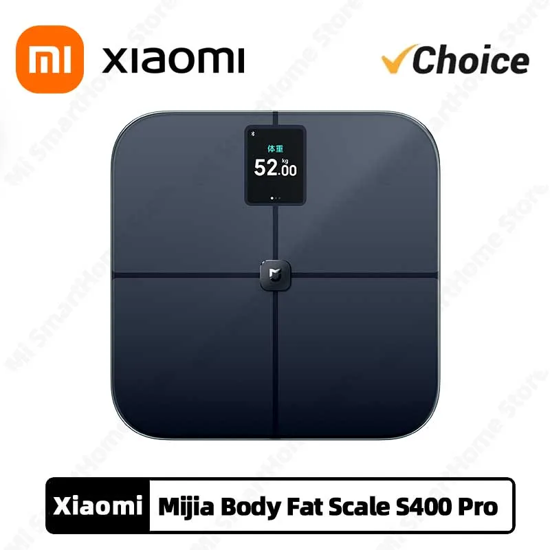 

Xiaomi Mijia Body Fat Scale S400 pro 3.5-inch TFT Color Screen Bluetooth 5.1 Smart Home Body Composition Scale For Mi Home APP