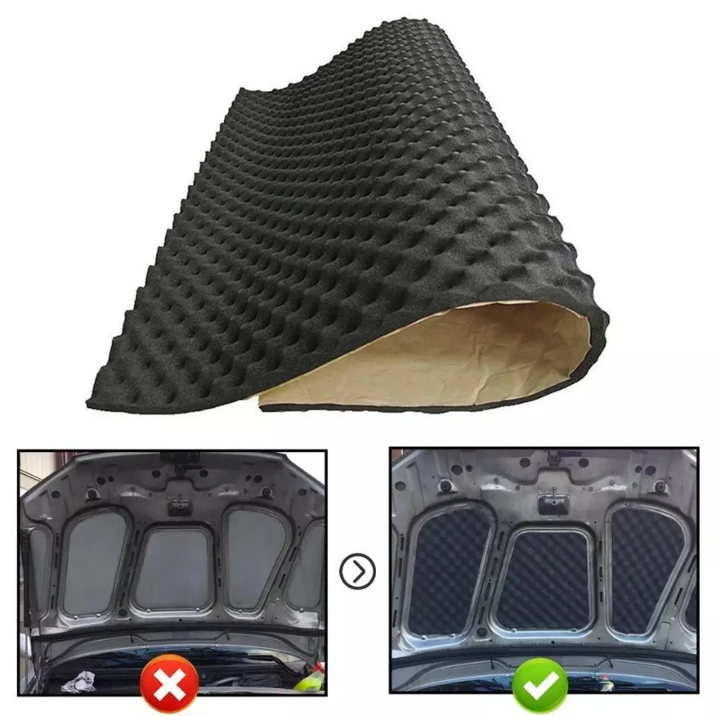 Car Sound Proofing Deadening Car Truck Anti-Noise Sound Insulation Cotton Heat Closed Cell Soundproofing Foam Fireproof Cotton