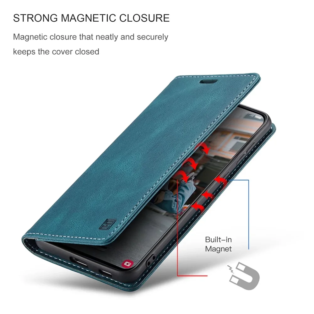 Leather Case For Samsung S20 S21 FE S22 Ultra S10 S9 S8 Plus A53 A33 A13 A52S A42 A32 A22 A12 A71 A51 Wallet Folio Flip Cover