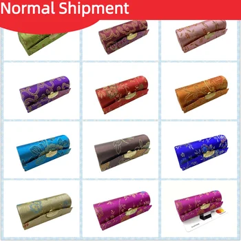 Flower Jacquard Lipstick Case Single Jewellery Box Lip Gloss Storage Case Cosmetic Bags…