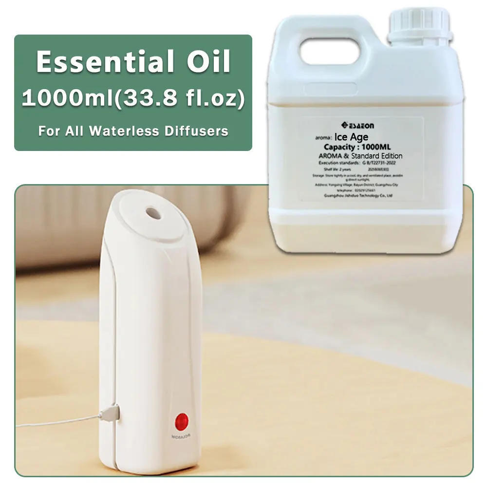 ESAEON Supplement Essential Oils For Aroma Diffusers, For All Waterless Aromatherapy Machines, Ice Age Cedar -1000ML(33.8 fl.oz)