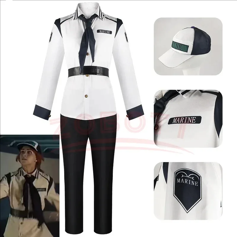 

DY2025Navy Cosplay Fantasia Hat Suit Live Action Pirate Cosplay Disguise Adult Men Outfits Male Fantasy Halloween Carnival Party