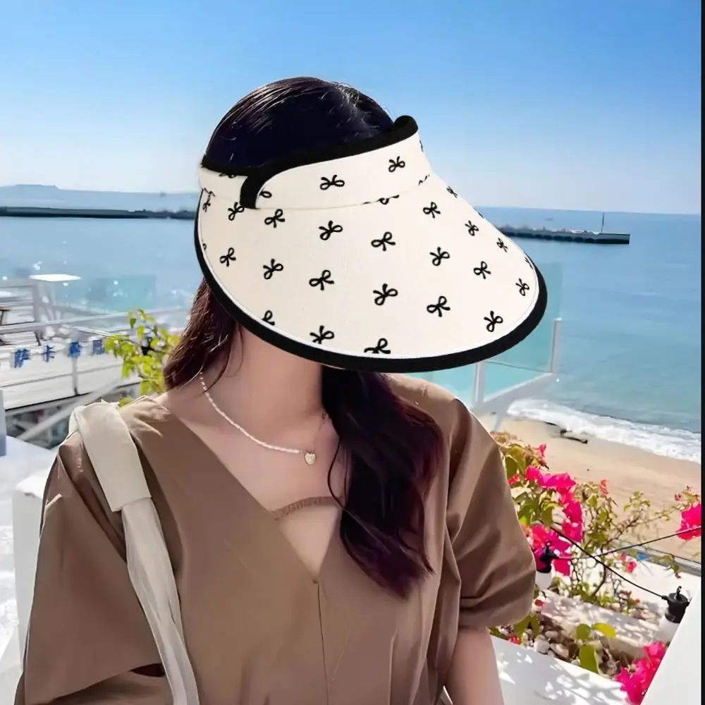 

Fashion Anti-ultraviolet Sun Hat Leisure Hollow Top Baseball Cap Sunscreen Vinyl Beach Cap