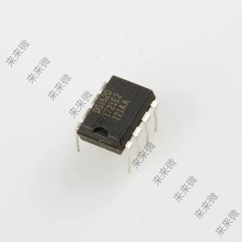10pcs DS1620S+T&R DIP-8 Digital Thermometer IC 9-Bit Temperature Sensor with SPI Interface Thermal Sensor Chip