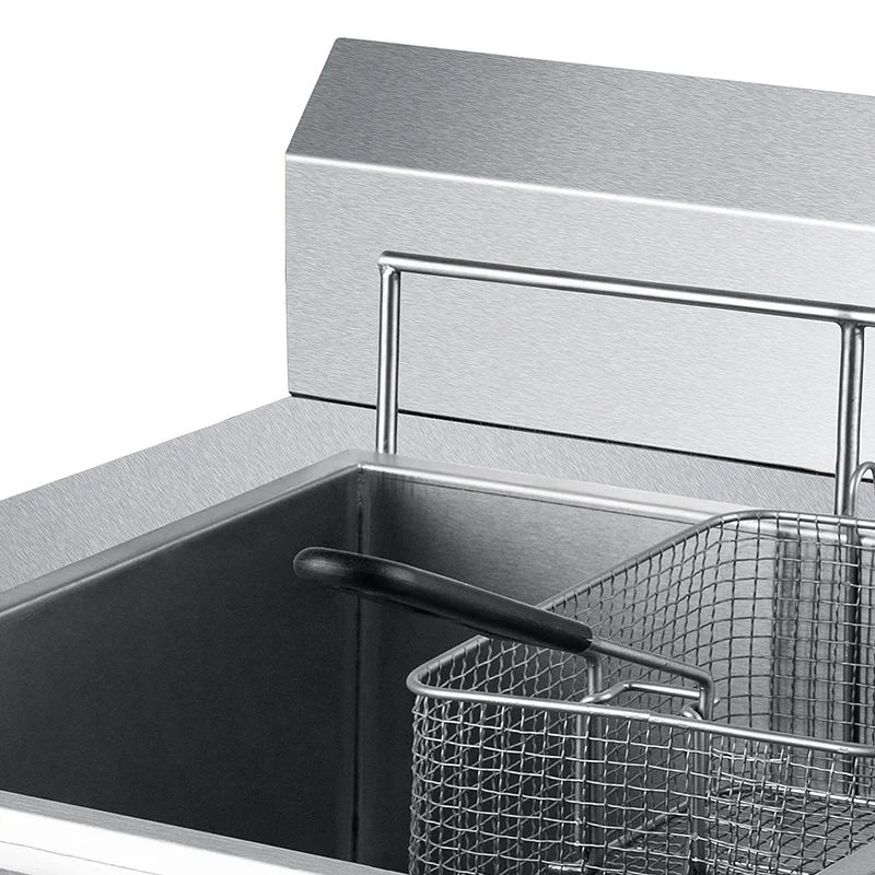 FryerCommercial Table Top Induction Deep Fryer Stainless Steel Induction Fryer With Timer And Adjustable Thermostat