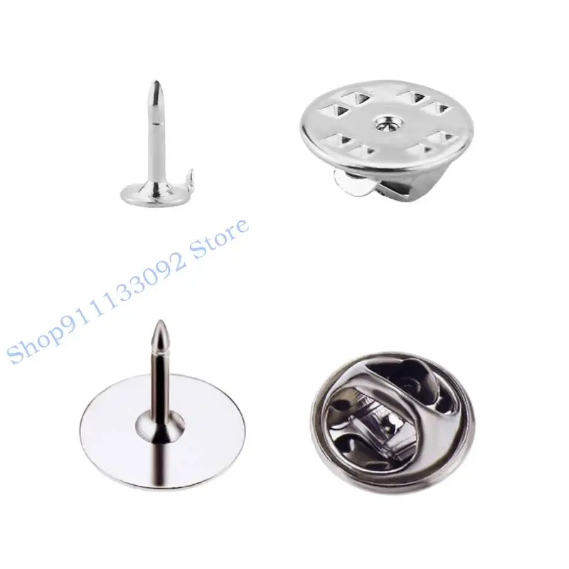 

H9ED Стильная металлическая застежка-бабочка Ювелирная булавка для одежды Сумки Шляпы Украшение