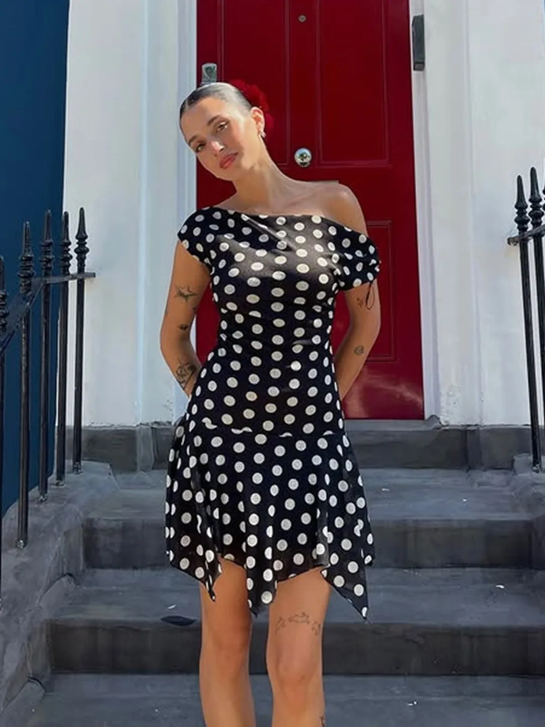 

Low Waist Irregular ort Skirt Beautiful Ba Strap Sexy Sle Vest Top Tee-acetate Fiber Women's Faion Ciwalk Dr