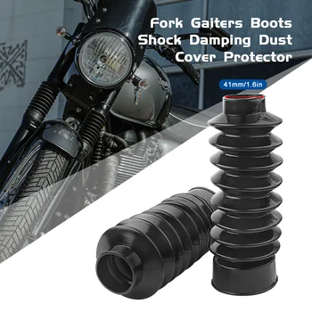 2 sztuk 41mm uniwersalne przedni widelec motocykla buty Gators obejmuje gumowe dla Harley Davidson Softail FXST Dyna FXDWG FXWG