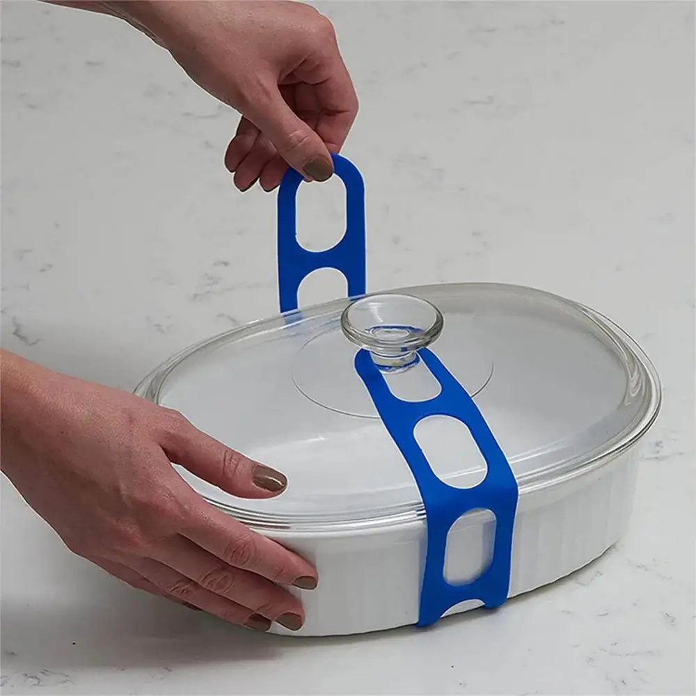 Silicone Elastic Band Durable Reusable High Quality Convenient Elastic Binding Lunch Box Binding 53cm Universal Pot Lid Strap