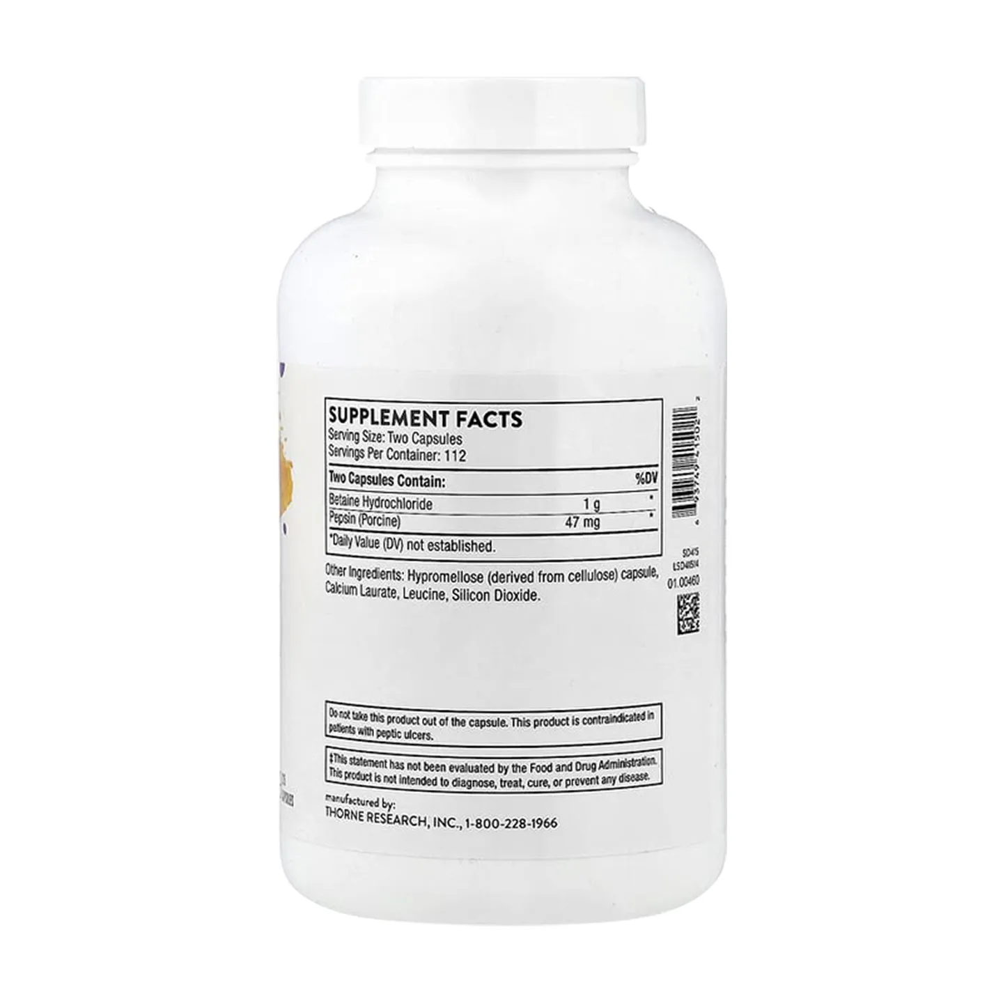 Betaine Hydrochloride Enzyme Supplement for Protein Breakdown & Absorption - Digestive Aid To Relieve Gas and Heartburn