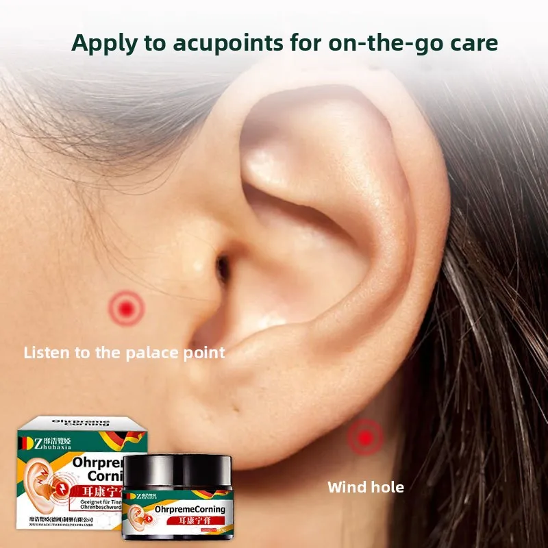 بلسم مريح للأذن لتخفيف طنين الأذن والحكة يهدئ الرنين والانزعاج والعناية اليومية على أساس نباتي #3