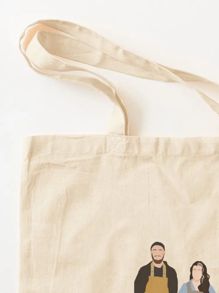 براد آند كلير من Bon Appétit Tote Bag حقيبة تسوق بعجلات حقائب يد نسائية حقيبة تسوق محمولة للجامعة