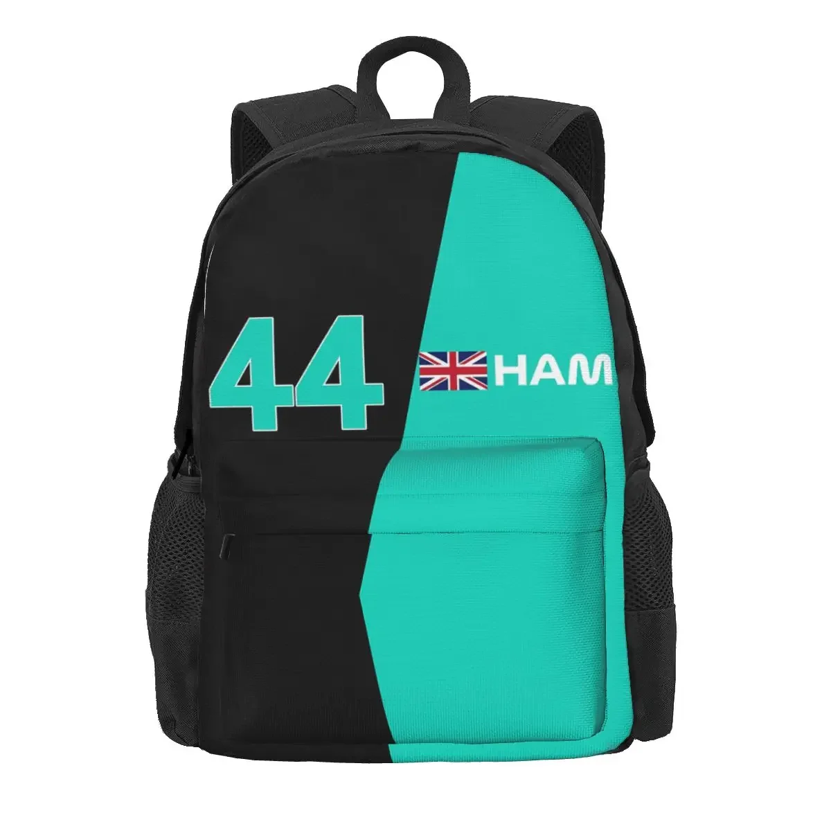 F1 Lewis Hamilton Mercedes AMG mochilas, mochila portátil, bolsa de ombro, mochila, mochilas escolares, estudantes, crianças, meninos, meninas