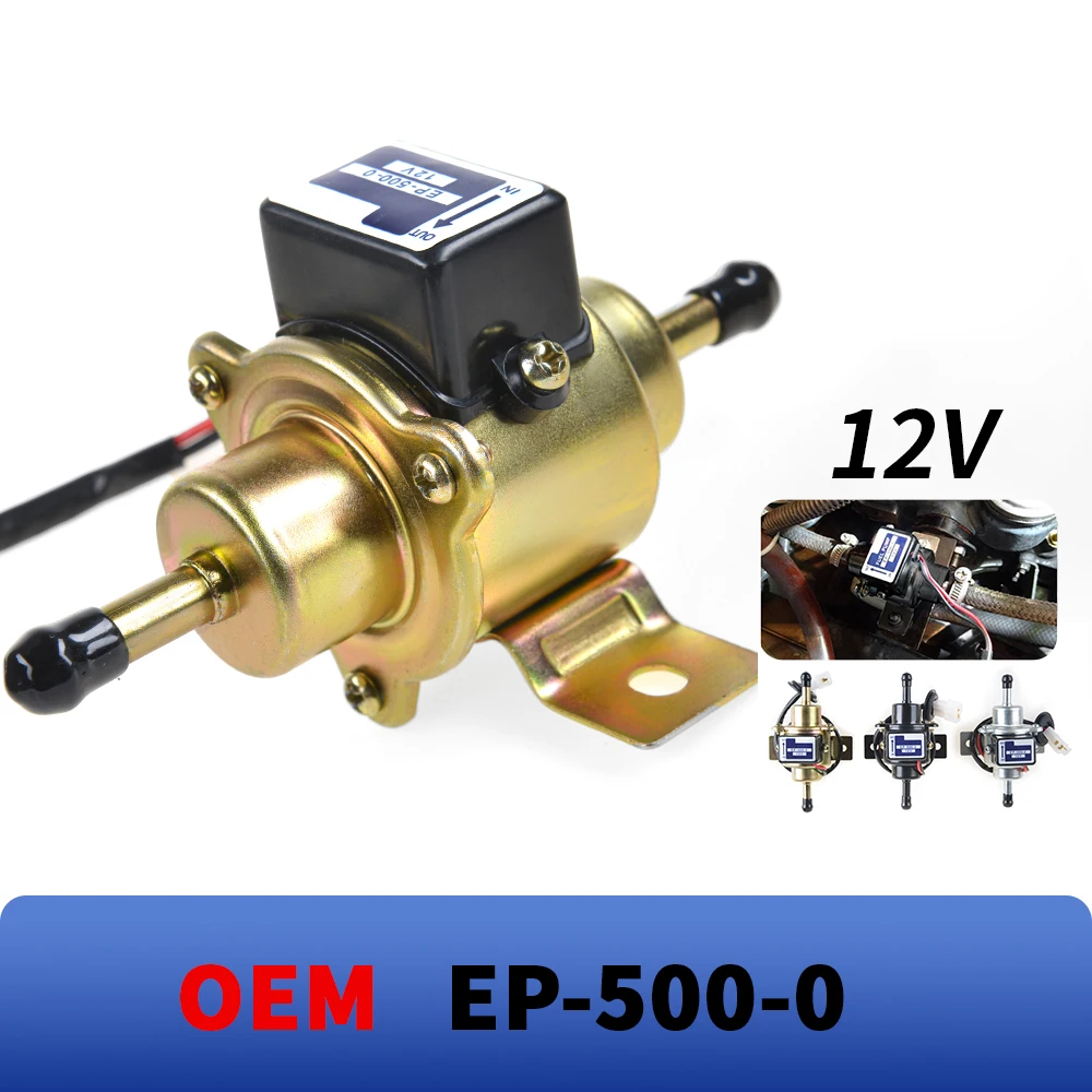 

12V Universal Gas/Diesel Electric Fuel Pump EP500 Series (035000-0460) for Car Motorcycle Oil Pipe & Diesel Systems