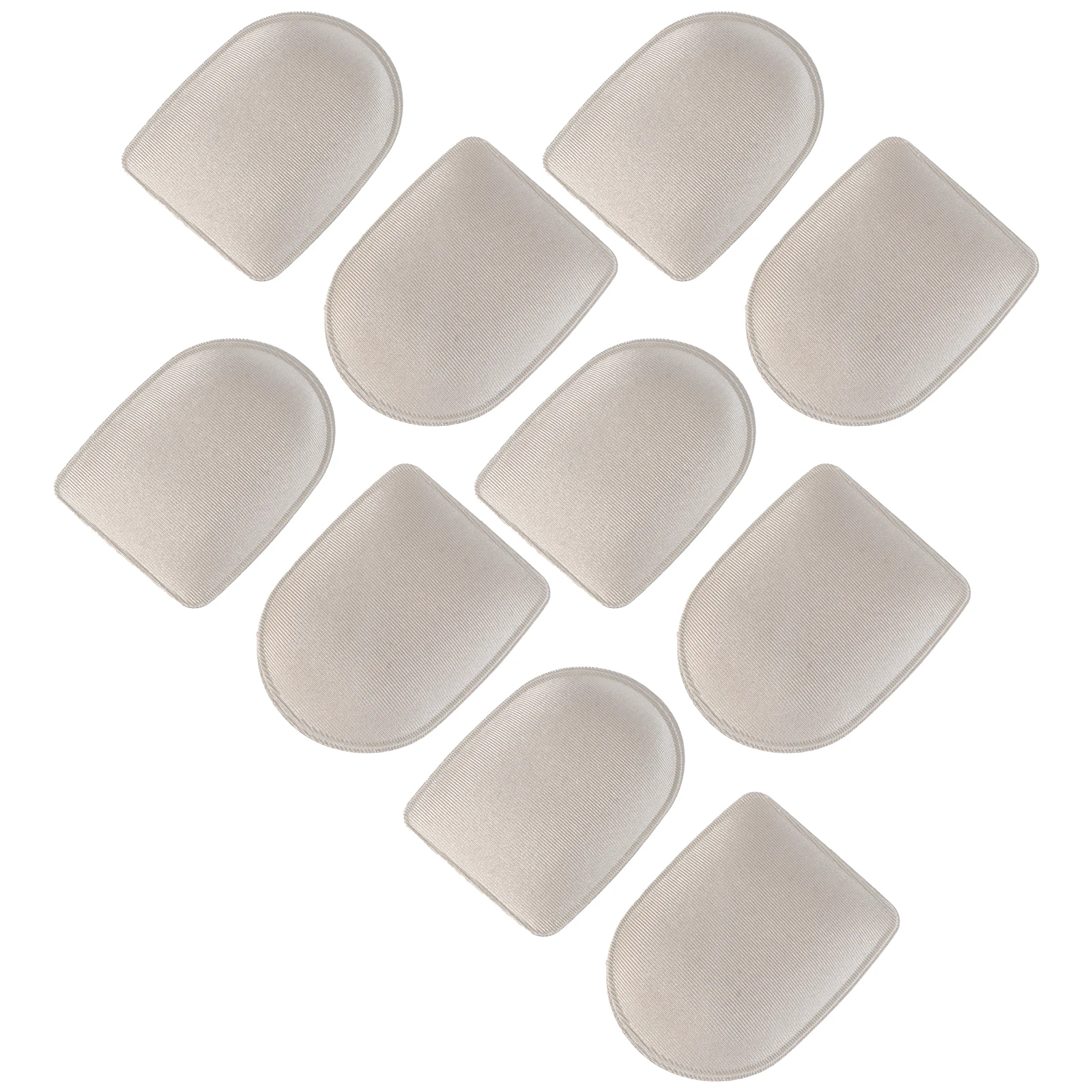 

5 Pairs Shock-absorbing Heel Pads High Cushion Insoles Foam Inserts Comfort Shoe Pad Pressure Distribution Protect Heels Foot