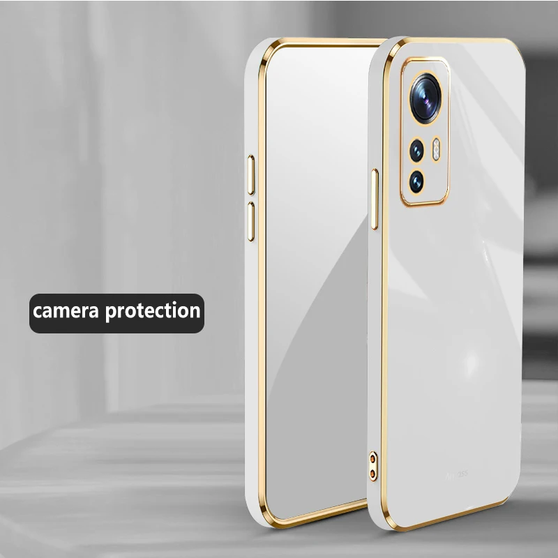 Funda de teléfono enchapada para Xiaomi 12 Lite, funda de silicona para Xiaomi Mi 12 12x13t 12t Pro 13 12 11 Lite 5G NE, funda protectora