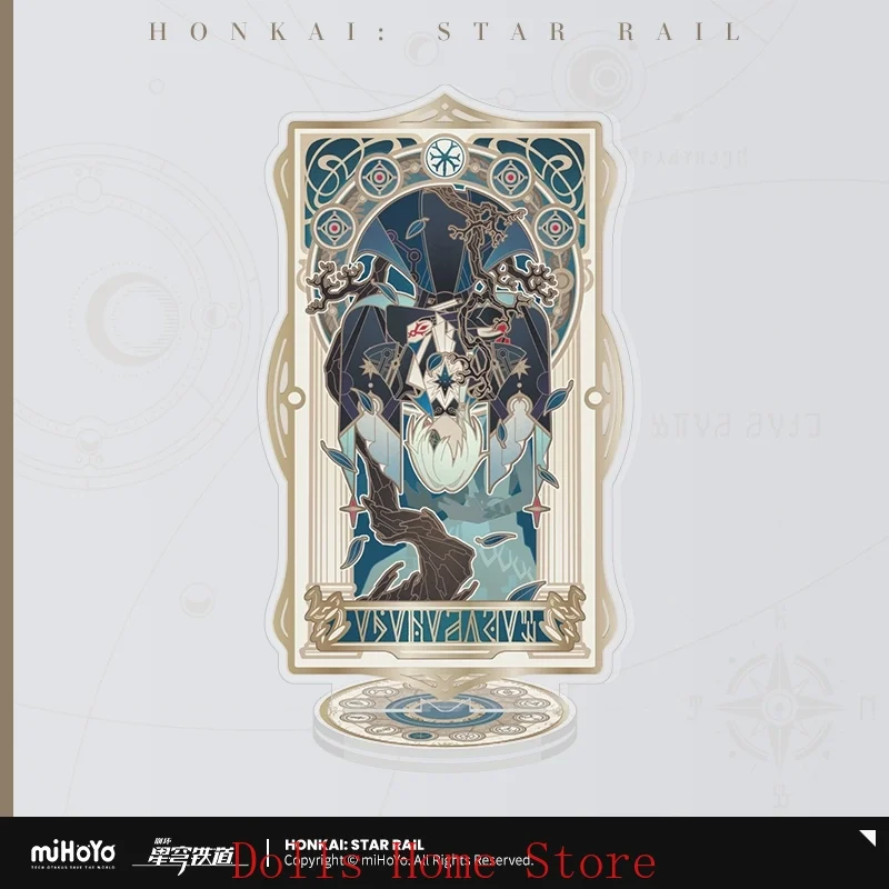 Oficial honkai star rail phainon castorice jogo cosplay rotativo standee anime dos desenhos animados ornamento de mesa presente dos fãs do dia das bruxas