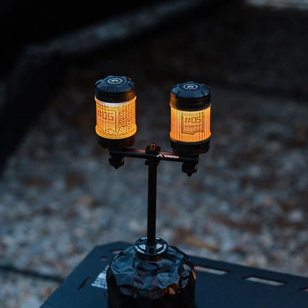 

Rotable Camping Lantern Waterproof Magnetic Atmosphere Light Long Lasting Dimmable Emergency Lamp for Outdoor Camping Hiking