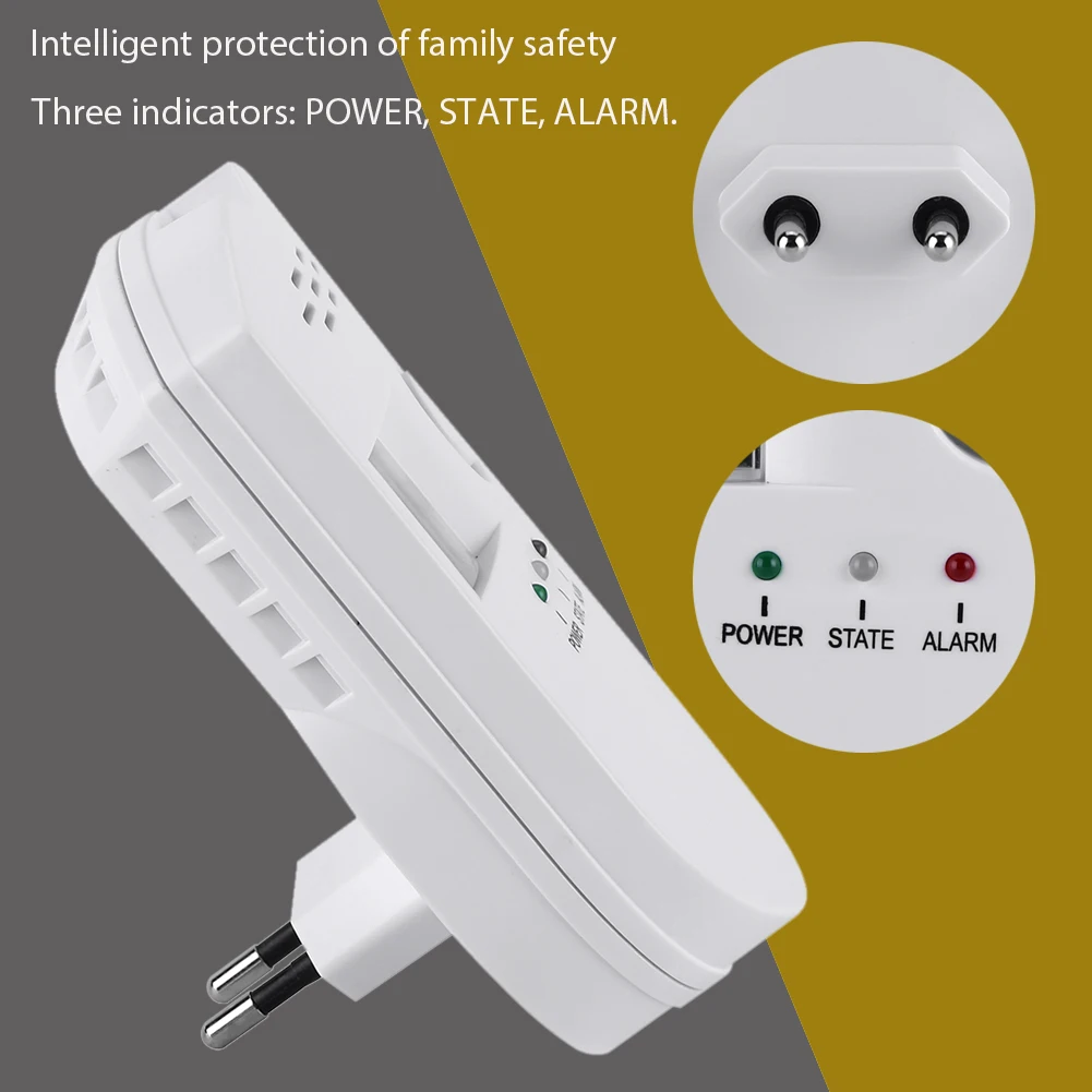 EU Gas Leak Detector LPG Gas Alarm LNG Gas Sensor Coal Gas Detector Natural Gas Alarm Kitchen Safety Device Home Gas Sensor