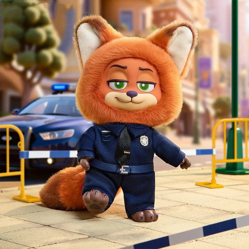 New Genuine In-Stock "Zootopia Nick And Judy'S Growth Journey" Series Trendy Vinyl Plush Blind Box Decoration Toy Christmas Gift