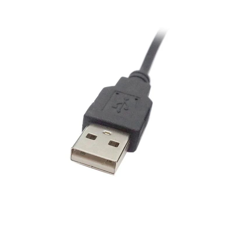 

0.8m USB 2.0 A Type Male to DC 5.5mm 2.5mm Power Plug Barrel Connector 5V Cable Fan, Stereo, Desk Lamp, Printer Charging Cable