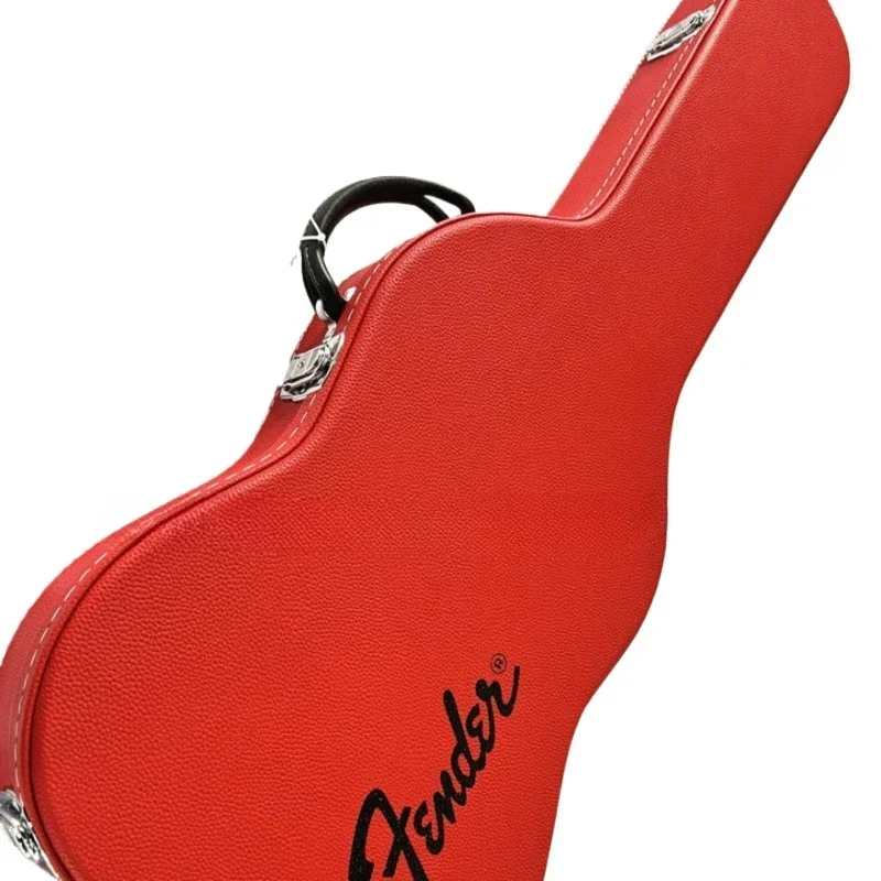 

Suitable for Fanta ST/TELE electric guitar leather case, case, classic red, brand new with lock