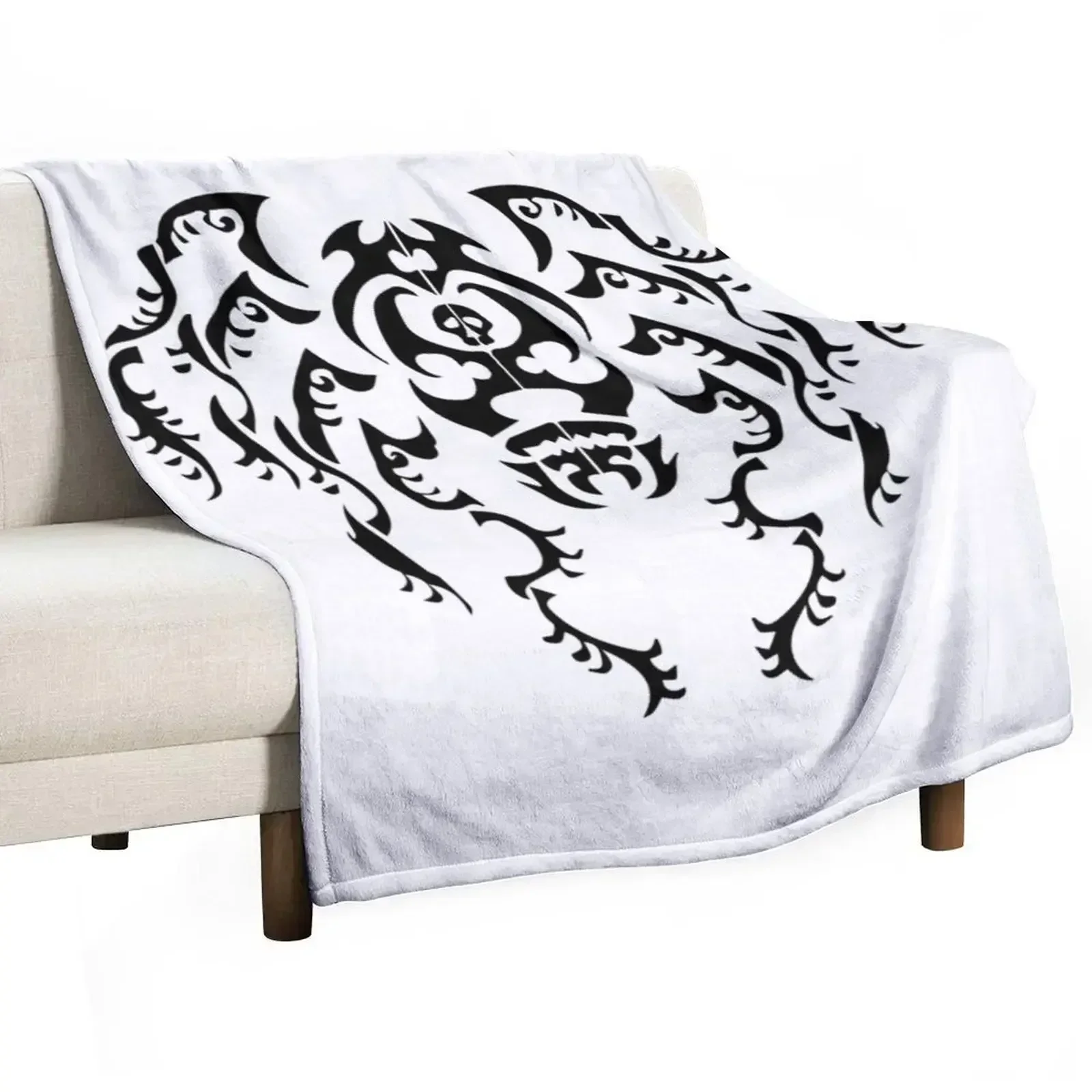 

Ran and Rindou Haitani chest Tattoo, Simple design Throw Blanket Portable Lightweight Blanket for Travel Camping