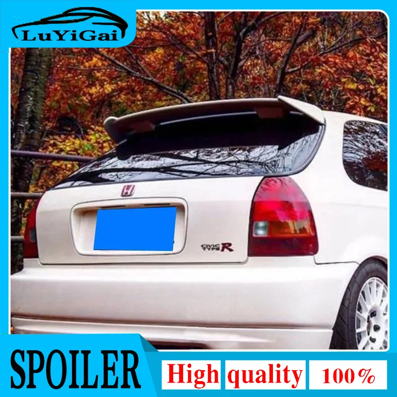 

For 1996 1997 1998 1999 2000 Honda Civic Roof Spoiler High Quality ABS Plastic Gloss Black Rear Spoiler Trunk Boot Wing Spoiler