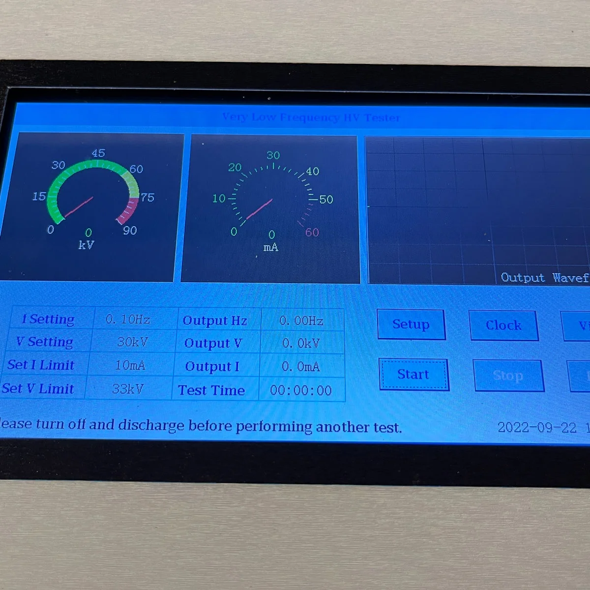 0.1Hz 0.02Hz Vlf Very Low Frequency Cable Withstand AC/DC Hipot High Voltage Test Set 80kv VLF Hipot Tester
